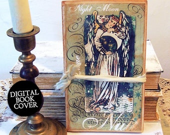 Digital Book Covers - Angel By William Morris - Christian Clip Art - Digital Collage - Digital Ephemera Kit - Digital Download CS106BS