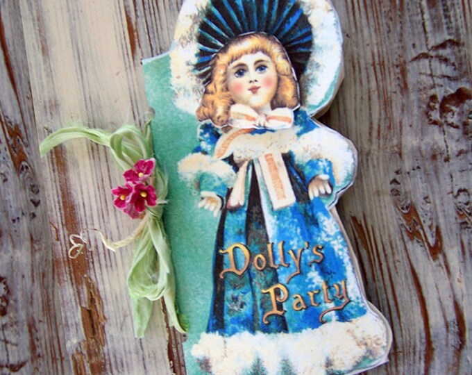 Printable Victorian Doll Blank Journal Booklet or Scrapbooking - Etsy