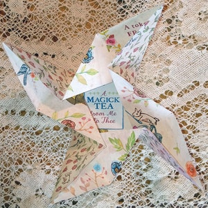 Je pense à vous, imprimable Saint-Valentin, carte de l'amitié - carte de Saint-Valentin enseignant, origami PDF, sac à main puzzle, collègue de la Saint-Valentin CS135