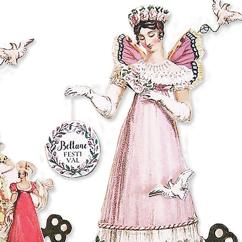 Jane Austen Papercrafting May Day Beltane Decorations Etsy