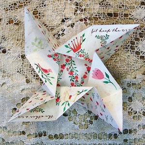 Afdrukbare valentijnskaarten - collega valentijnskaarten - vrouwelijk klaslokaal valentijnskaarten voor kinderen - leraren, Valentijnsdag origami puzzeltasje CS127PP