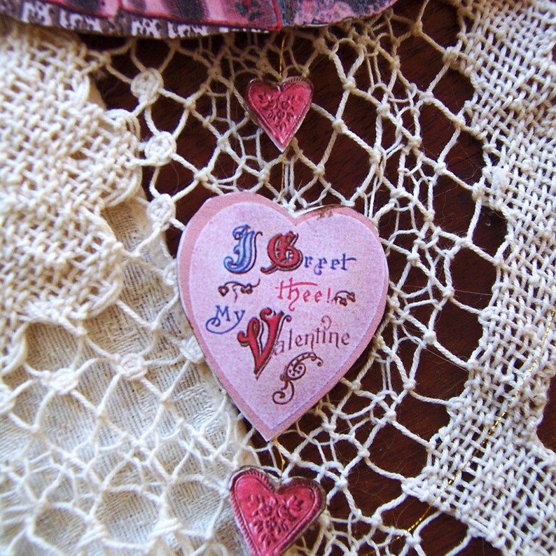 Hoja de collage imprimible para decorar el día de San Valentín o decorar tu tarta digitalmente (descarga instantánea con Spinning Heart CS10DP) imagen 4