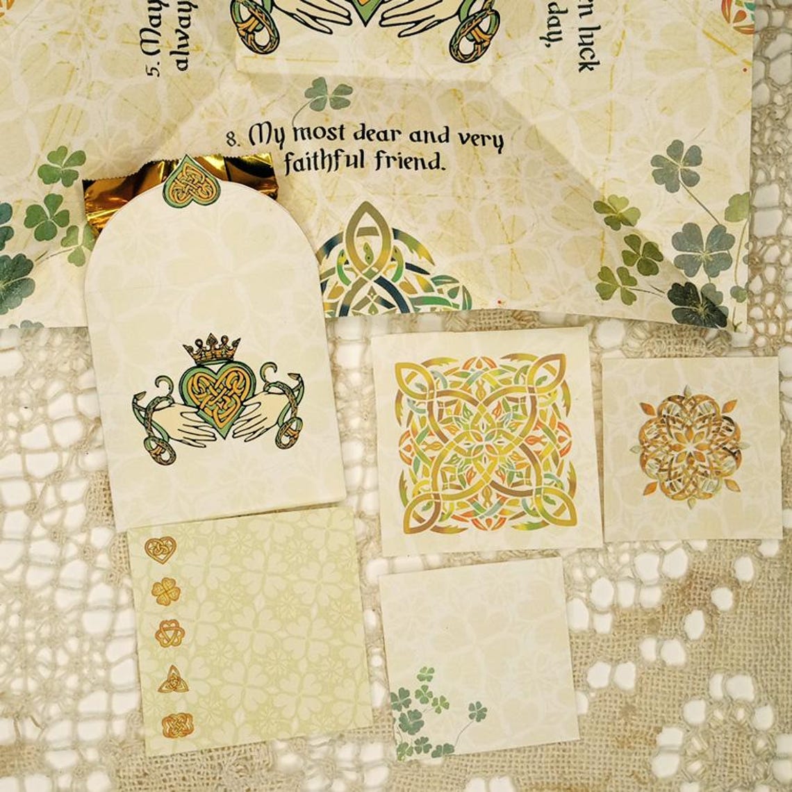 Irish Blessing Digital Friendship Card - Any Occasion Pocket Hug ...