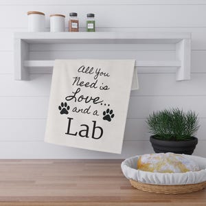 Dog Lover's Kitchen TowelsPersonalized