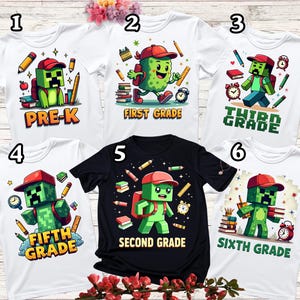 Custom Gamer Back To School Shirt, Gamer Boys Shirt, Kindergarten Team Shirt, First Day Of School Shirt, 2nd Grade Shirt, Fifth Grade Shirt