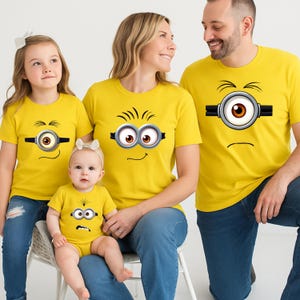 Personalised Minion Baby Romper Shirt Cute Minion Birthday Shirt Funny Graphic Shirt Cute Cartoon Character Top Minion Funny the Minion Tee