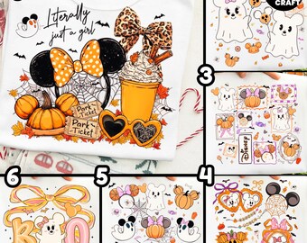 15+ Magical Cartoon Shirts Bundle, Nightmare On Main Street Png, Magical Mouse Halloween PNG Doodle,Fall Png, Magical Kingdom Png, Halloween