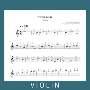 Swan Lake | EASY Violin Sheet Music & Audio, PDF/MP3 Download