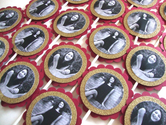 Graduation Cupcake Toppers, Photo Cupcake Toppers, Graduation Party, Class of 2021, High School Grad, University Grad, College Celebration Il_570xn