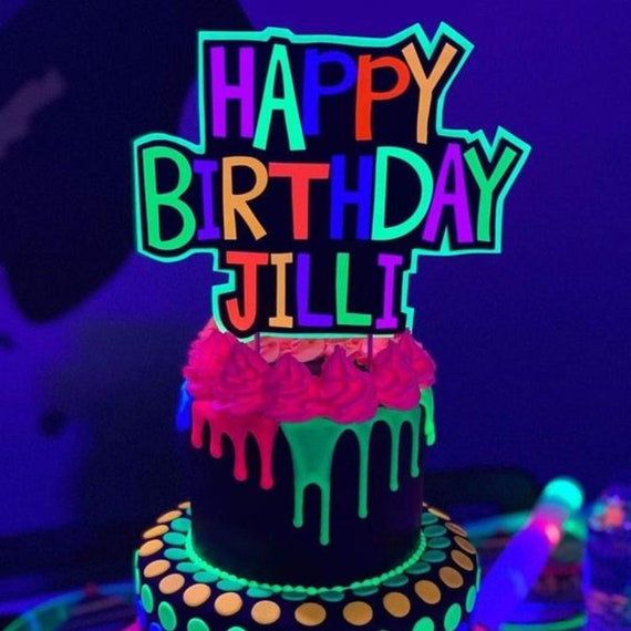 Glow in the dark cakes discount