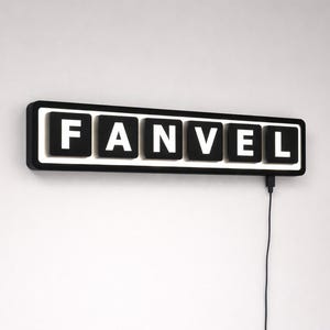 Custom RGB LED Keyboard Sign | Gaming Light with Alexa Control | Gamer Setup Decor | Keyboard LED Sign