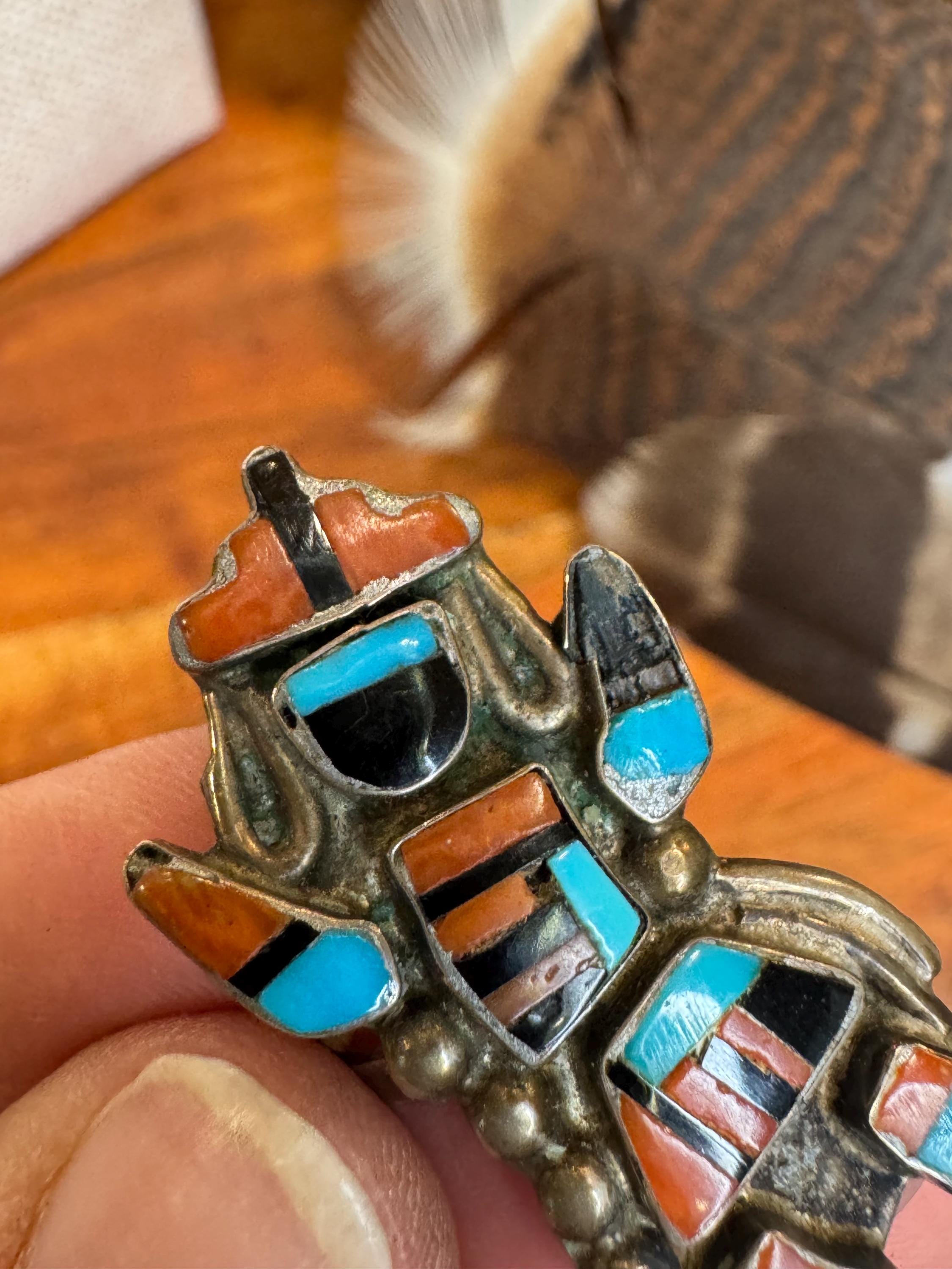 60年代/70年代のヴィンテージズニレインボーイェイスターリングリング