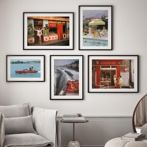Best Seller, Poster Slim Aarons Saint-tropez Boucherie, Stampa Vintage (Edizione limitata e sconto a breve termine)