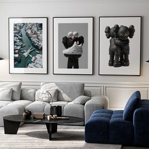 Hypebeast Single Poster,printable KAWS Graffiti Poster,kaws