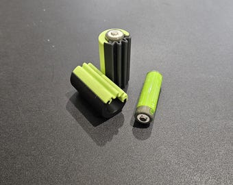 3D-Printed Six-Pack Battery Adapter – Use AA Batteries in C Slots!