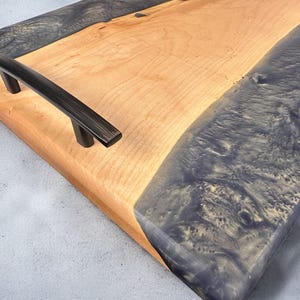 Maple and Resin Charcuterie/Serving Board