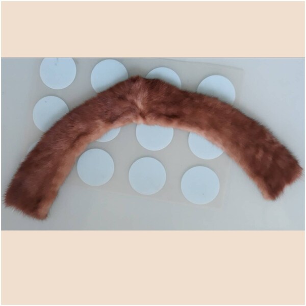 Mid Century Mad Men! Vintage 1950's Mink Fur Collar from Coat- with Lining