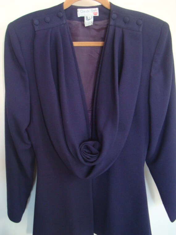 Vintage 80's Claude Bert Paris Tailored New Look S