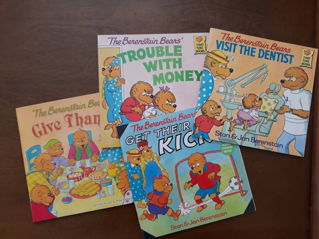 Lot of 4 the Berenstain Bears Books Stan & Jan Berenstain Classics Etsy