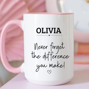 Thank You Gift, Never Forget The Difference You Make, Teacher Gift, Employee gift, Coworker Gift, Appreciation Gift, Gift for Friend