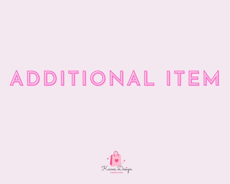 Shipping Fee or Additional Item - Etsy