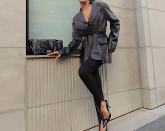 High-Stretch Stirrup Leggings: Biflex Slim Fit Yoga Pants