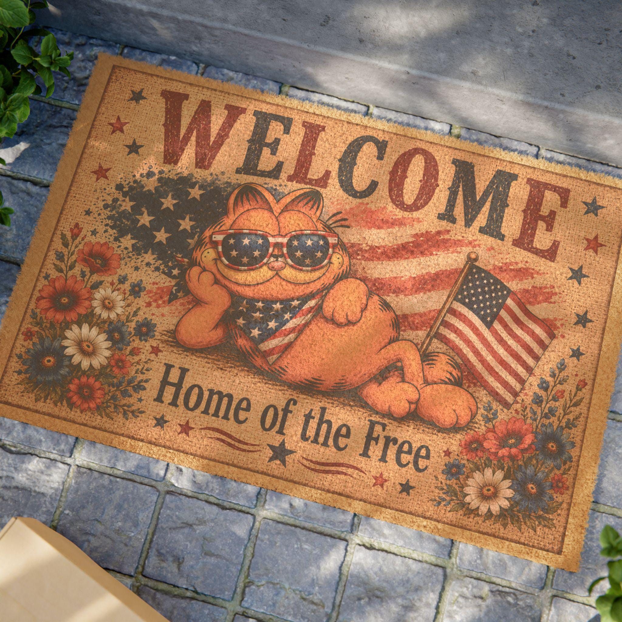 Garfield Rug - Etsy
