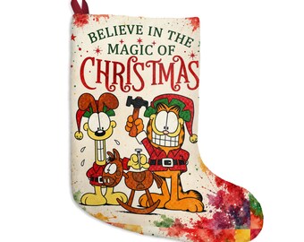 Believe in the Magic of Christmas Stocking | Garfield Weihnachtsstrumpf