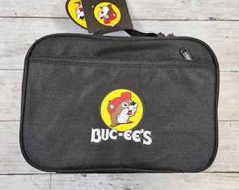 Buc-ees Insulated Lunch Bag With Carry Handle Black