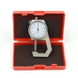 Thickness Gauge 0-10/0-20mm Thickness Meter Tester for Leather Paper Width Measuring Instrument Tools