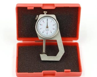 Thickness Gauge 0-10/0-20mm Thickness Meter Tester for Leather Paper Width Measuring Instrument Tools