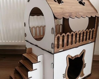 cat house/casa per gatti. Gioco per gatti.