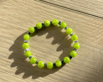 Pulsera elástica divertida hecha a mano