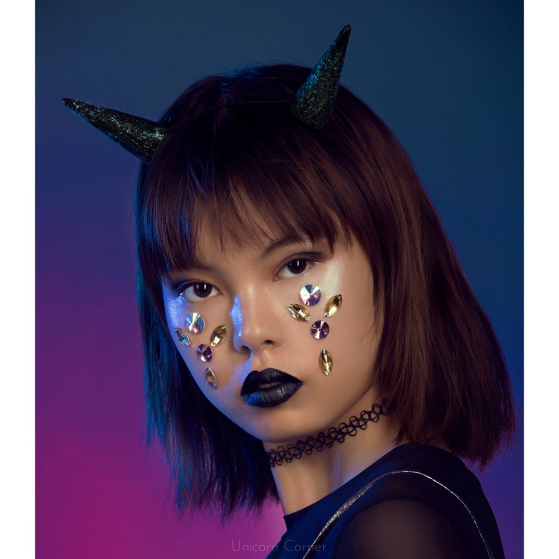 Devil Horns / Dragon Horns / Demon Horns / Pastel Goth Horns / Etsy