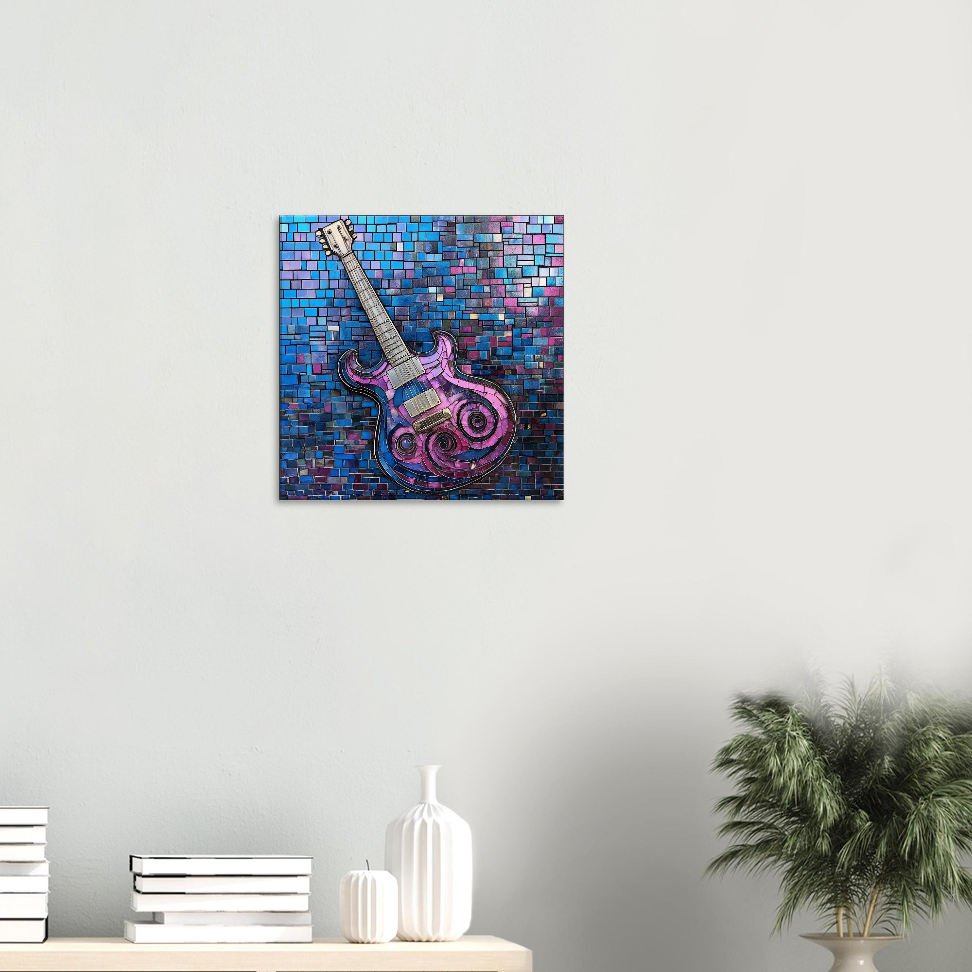 ギター Mosaic One of a Kind Glass Mosaic Guitar - Etsy
