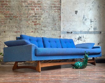 Adrian Pearsall Craft Associates Model 2408 Gondola Sofa - Restoration Included
