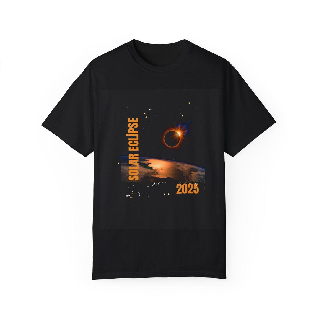 Solar Eclipse 2025 Tshirt,solar Eclipse 2025 Tshirt, Unisex Garment