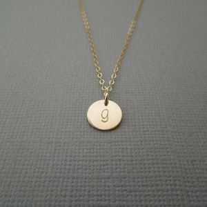 Initial Necklace, Gold Initial Necklace, Dainty Initial Necklace, Delicate Gold Necklace, Initial Necklace Script Letter Bridesmaids, N26