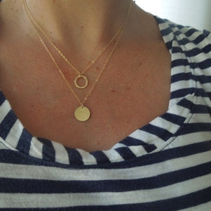 Gold 2-Tier Necklace main image 0