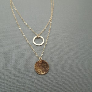 Gold 2-Tier Necklace main image 1