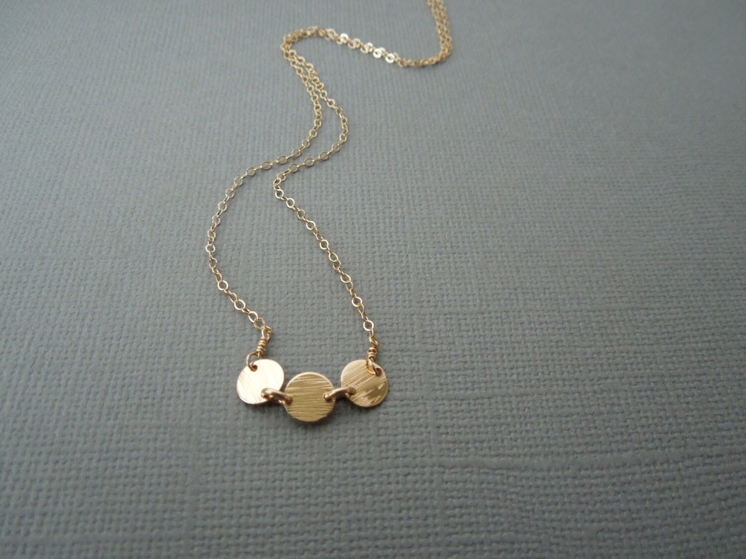 Gold Necklace Simple Gold Necklace Delicate Gold Necklace - Etsy
