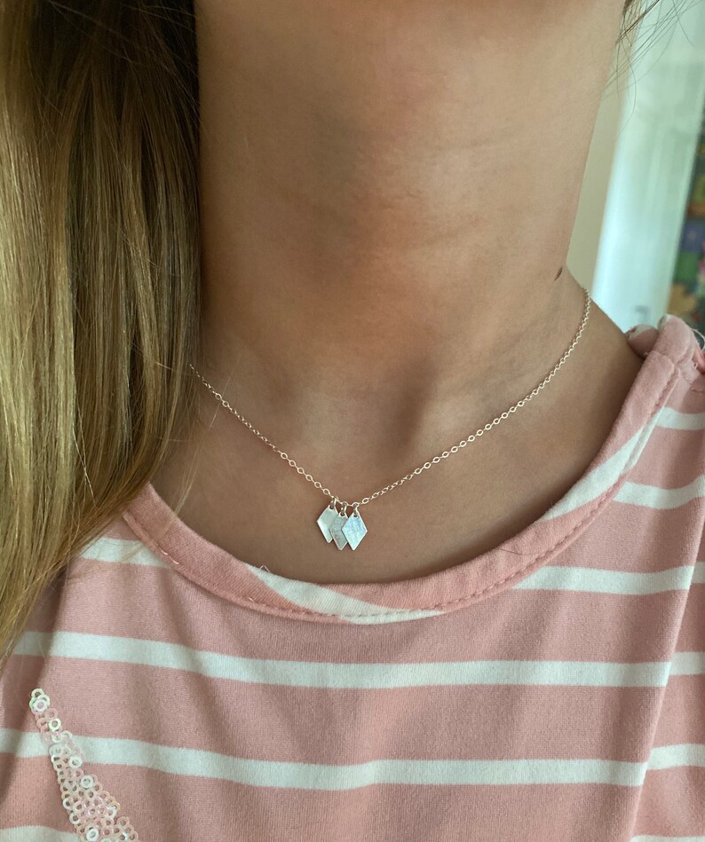 Delicate Necklace Bridesmaids Gift Gold Necklace Sterling Etsy