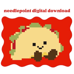 Mini Taco - Digital Needlepoint Chart