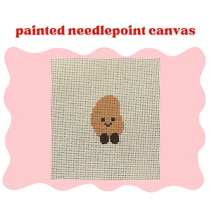 Mini Potato - Painted Needlepoint Canvas