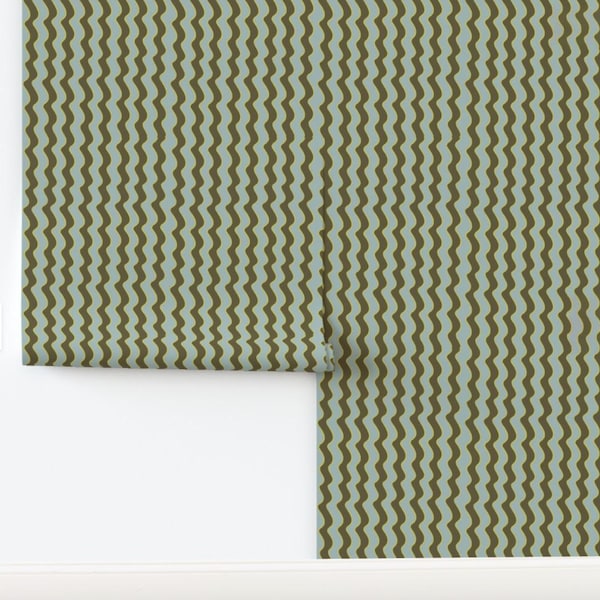 Papier Peint / Wiggle Motif / removable wallpaper