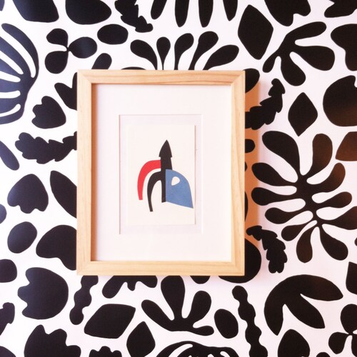 Removable Wallpaper // Muse Noir // ADHERES to walls and shelves // Perfect for renters