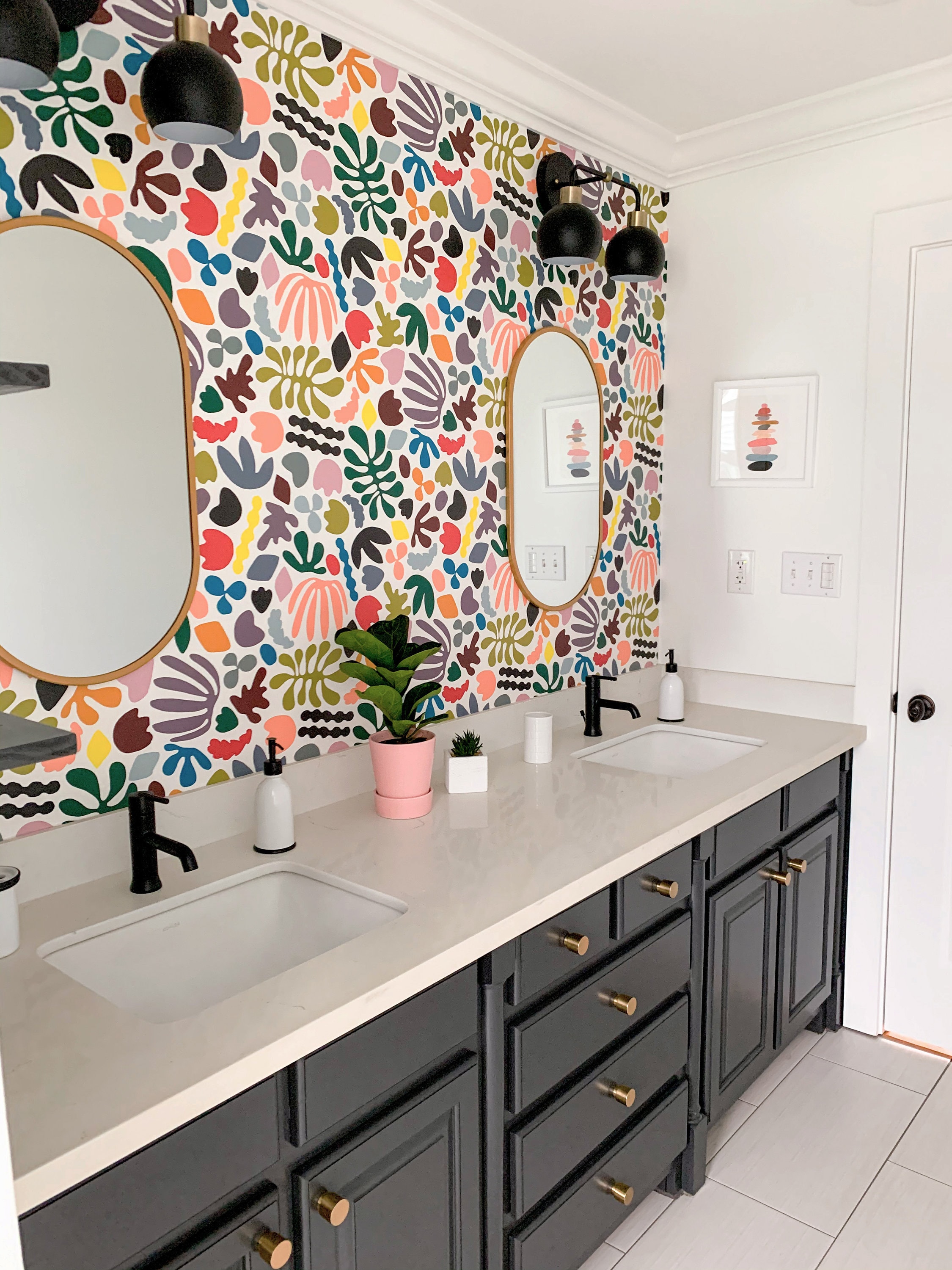 Removable Wallpaper // Muse Lane Adheres To Walls & Shelves Is Removable