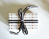 Gift Paper // Falling Arrows Print // 3 foot roll // Each sheet is 26"X36" inches