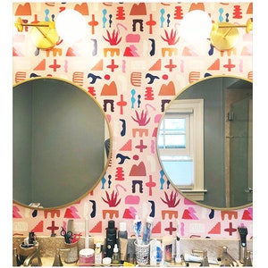 Removable Wallpaper // Sierra Print // Assorted Lengths // ADHERES to walls and shelf surfaces Bild 4