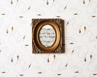 Removable Wallpaper // Swan Print // Assorted Lengths // Perfect for apartments, rentals, and homes
